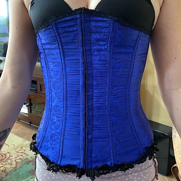 Beautiful blue corset - Picture 2 of 5